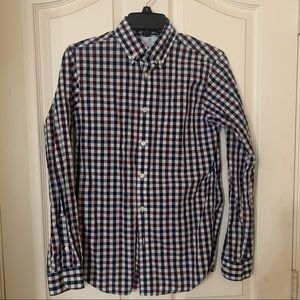 Class Club Burgundy/Blue Button Down 14/16